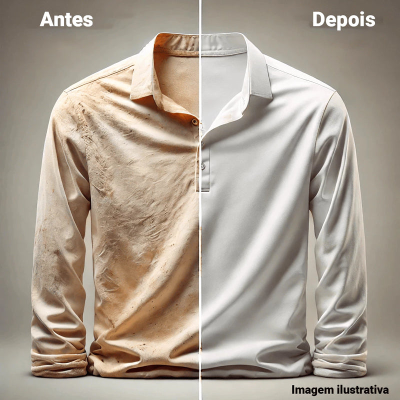 Pó Mágico – Elimine Manchas e Recupere o Branco das Roupas!