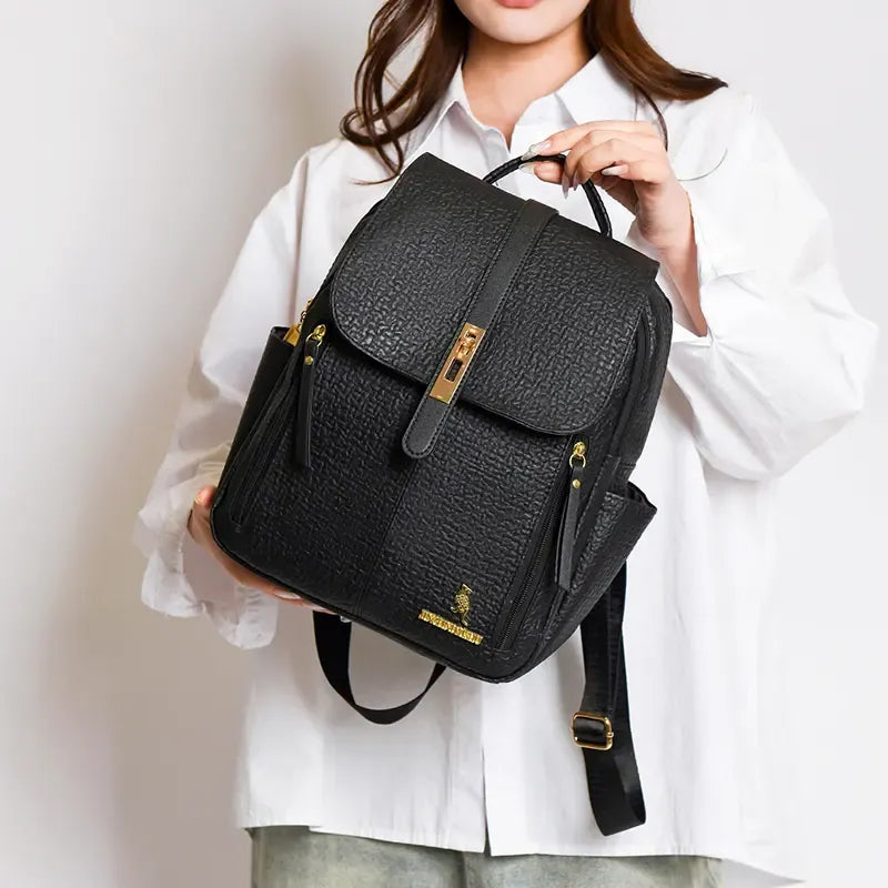 Mochila Feminina Impermeável  – Espaçosa, Versátil e Perfeita para Todas as Ocasiões.